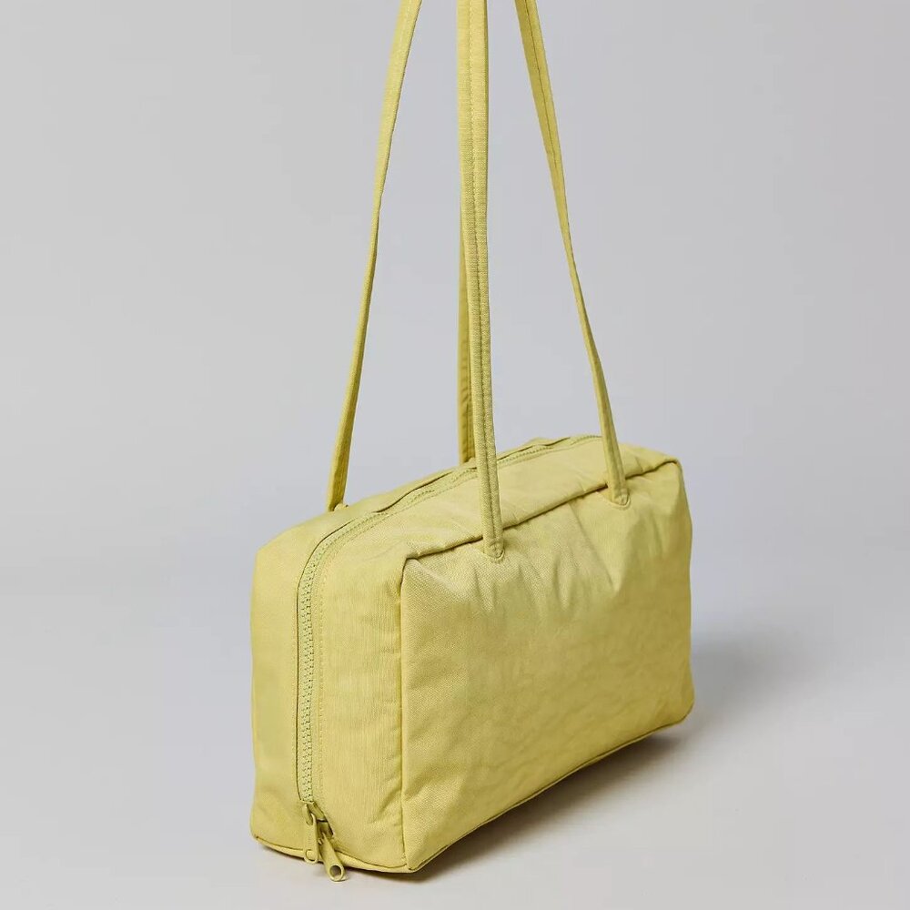 NWT Baggu Regular Nylon Bowler Bag - Butter - Picture 9 of 10